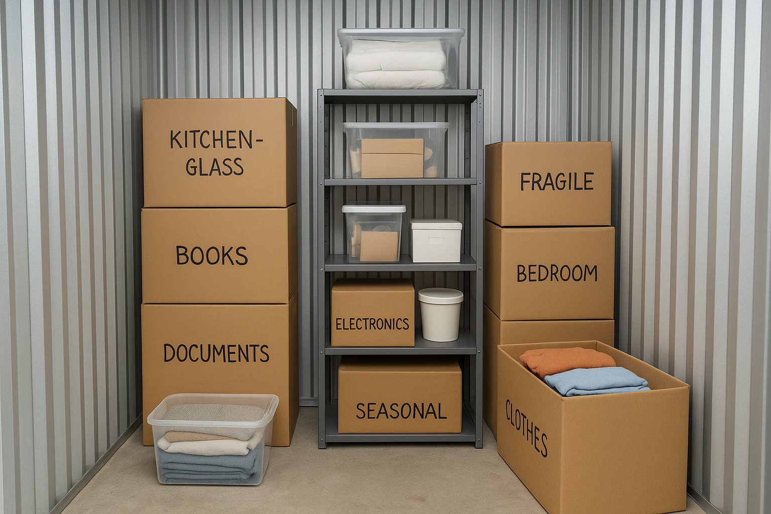 Jak bezpiecznie zapakować rzeczy do magazynu self-storage? Praktyczne wskazówki i kompletny poradnik
